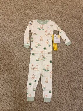 Burt's Bees Baby Easter bunny pajamas 18m